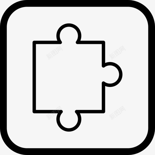 拼图块概念拼图图标svg_新图网 https://ixintu.com 优化 图块 拼图 搜索引擎 概念