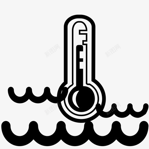 水温传感器svg_新图网 https://ixintu.com 水温传感器 温度传感器