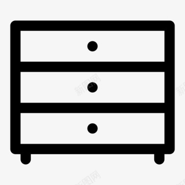 箱子书桌家具图标图标