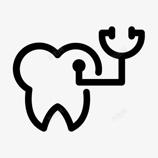 检查牙齿护理牙科图标svg_新图网 https://ixintu.com 护理 检查牙齿 牙医 牙科 牙齿 牙齿线