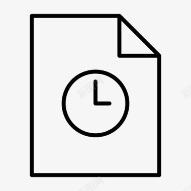 文件时间截止日期持续时间图标图标