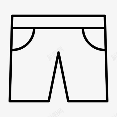裤子假日短裤图标图标