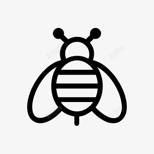 蜜蜂蜂蜜大自然图标svg_新图网 https://ixintu.com 叮咬 大自然 蜂蜜 蜜蜂