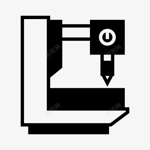 机械自动化硬件图标svg_新图网 https://ixintu.com 制造 机器人 机械 硬件 自动化