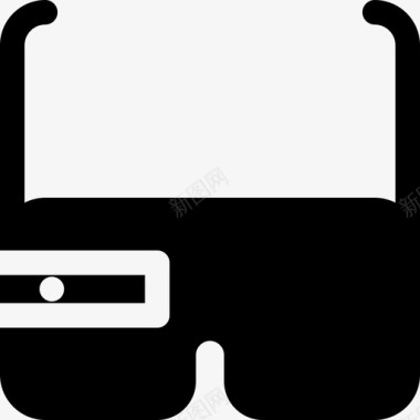 谷歌眼镜电子43填充图标图标