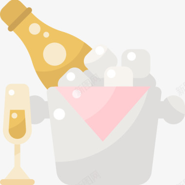 香槟婚礼200平的图标图标