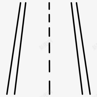 道路沥青高速公路图标图标