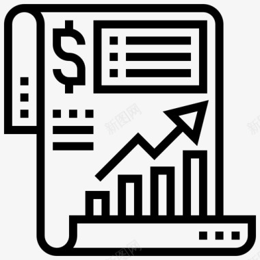 报表评估财务图标图标