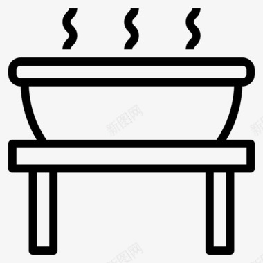 烧烤烹饪厨房图标图标