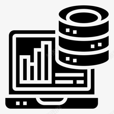 数据计算机数字图标图标