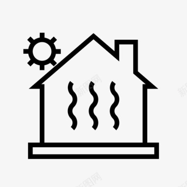 被动式住宅供暖系统住宅供暖图标图标