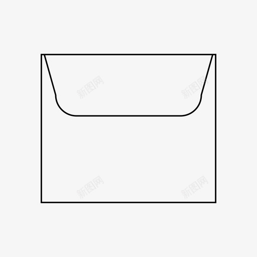 邮件信封时事通讯图标svg_新图网 https://ixintu.com 信封 发送 时事通讯 邮件 邮件细线