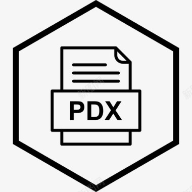 pdx文件文件文件类型格式图标图标