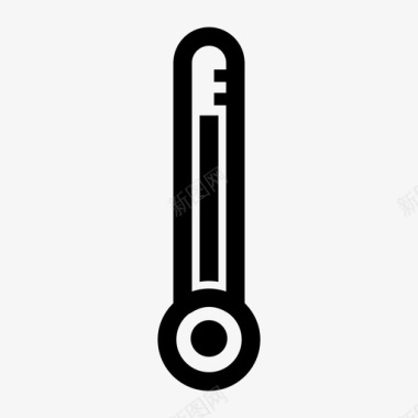 温度计摄氏度湿度图标图标