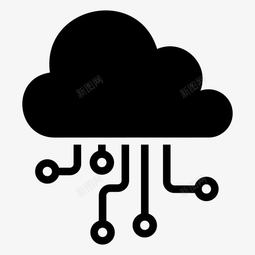 云服务器数据库主机图标svg_新图网 https://ixintu.com 主机 托管 数据库 服务器