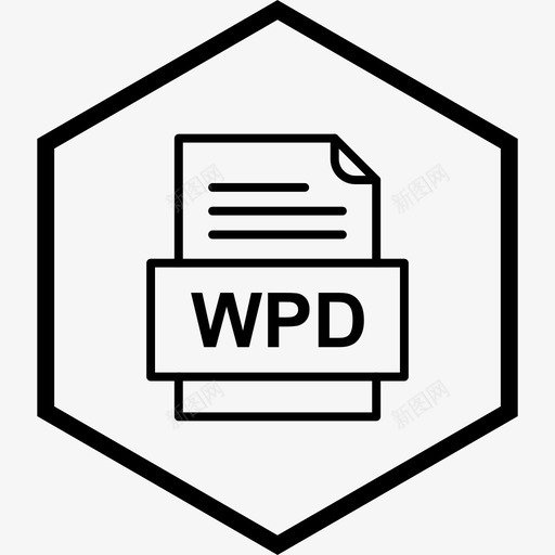 wpd文件文件文件类型格式图标svg_新图网 https://ixintu.com 41种 wpd 文件 格式 类型