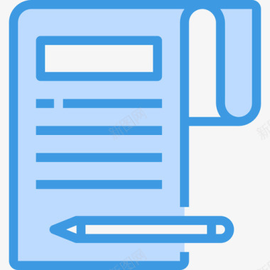 文档业务概念7蓝色图标图标