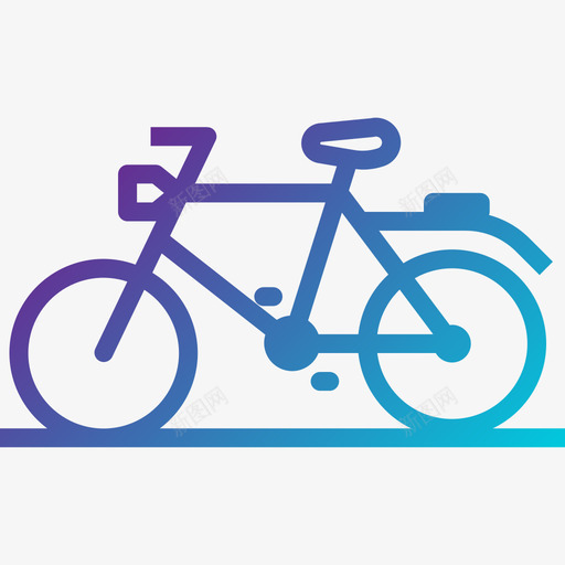 自行车交通123坡度图标svg_新图网 https://ixintu.com 交通123 坡度 自行车