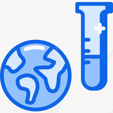 地球科学82蓝色图标图标
