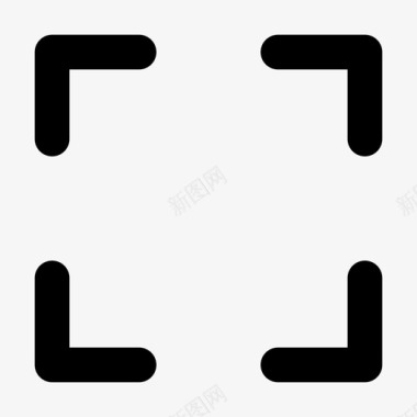 全屏展开界面图标图标