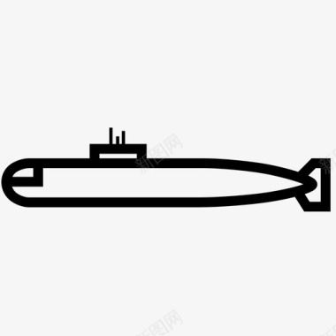 潜艇海洋运输图标图标