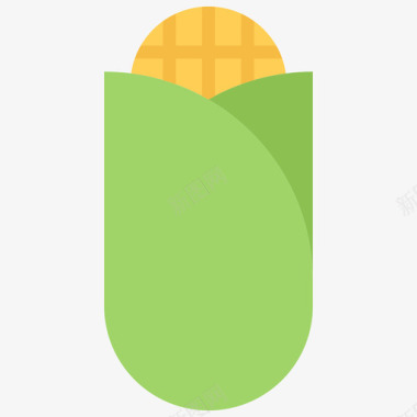 玉米水果和蔬菜40平的图标图标