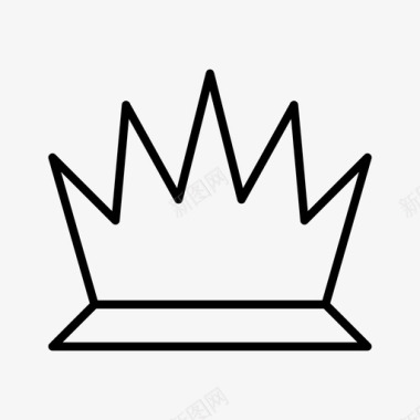 皇冠王冠公主图标图标