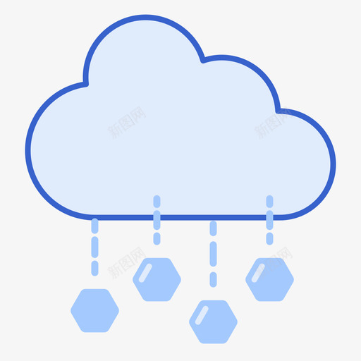 冰雹221天气线形颜色图标svg_新图网 https://ixintu.com 221天气 冰雹 线形颜色