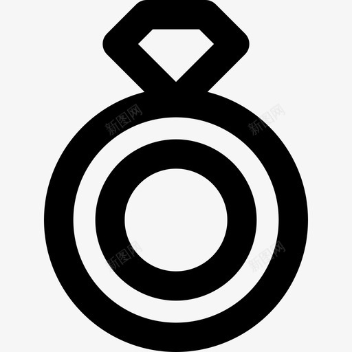 结婚戒指浪漫39直系图标svg_新图网 https://ixintu.com 浪漫39 直系 结婚戒指