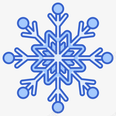 雪花天气221线性颜色图标图标