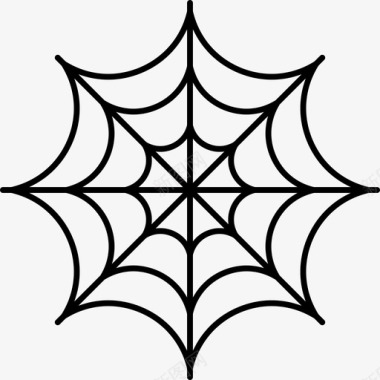 蜘蛛网万圣节网图标图标