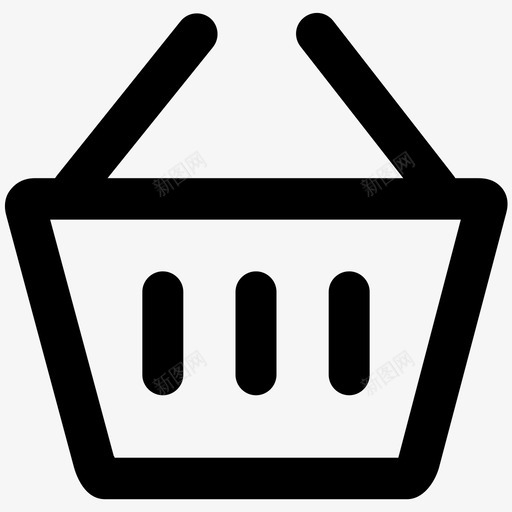 购物车网上购物购物篮图标svg_新图网 https://ixintu.com 电子商务 网上 网上购物 购物篮 购物车 超市 集市