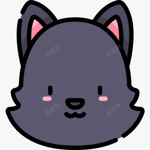 Schipperkedogs6线性颜色图标svg_新图网 https://ixintu.com Schipperke dogs 线性 颜色