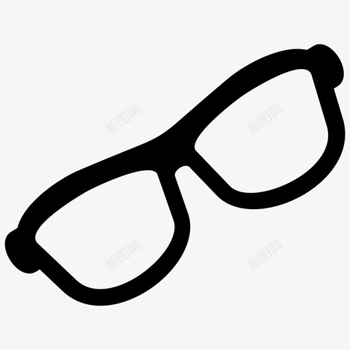 眼镜眼睛视力图标svg_新图网 https://ixintu.com 时尚 眼睛 眼镜 视力