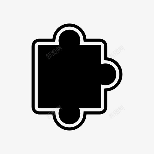 拼图块概念拼图图标svg_新图网 https://ixintu.com 拼图 拼图块 搜索引擎优化 概念