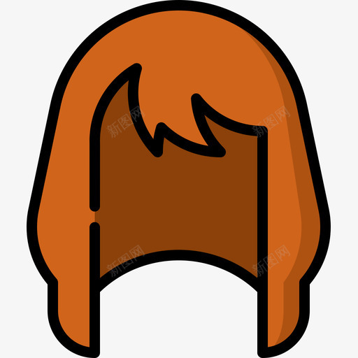 WIGWIGS2线性颜色图标svg_新图网 https://ixintu.com WIG WIGS 线性 颜色