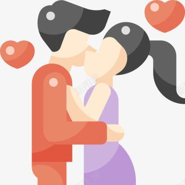 吻浪漫爱情2平淡图标图标
