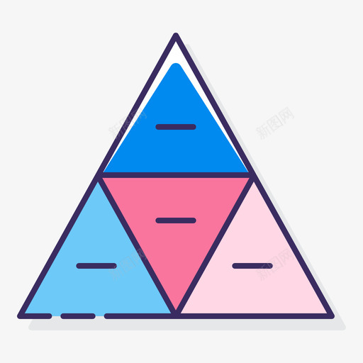 金字塔图信息图5线性颜色图标svg_新图网 https://ixintu.com 信息 线性 金字塔 颜色