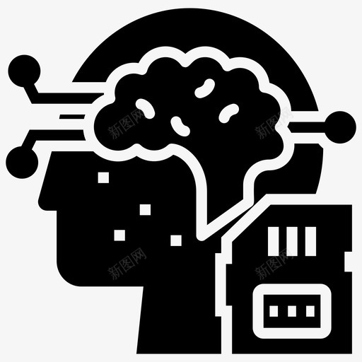 脑处理活动人工智能脑活动图标svg_新图网 https://ixintu.com 人工智能 想法 数字大脑 数据智能 脑处理 脑处理活动 脑字形矢量线 脑活动 集灵感