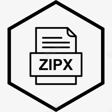 zipx文件文件文件类型格式图标图标