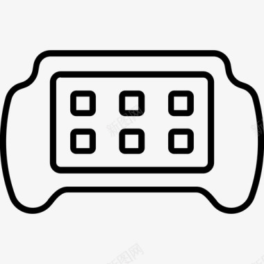 游戏板设备控制台图标图标