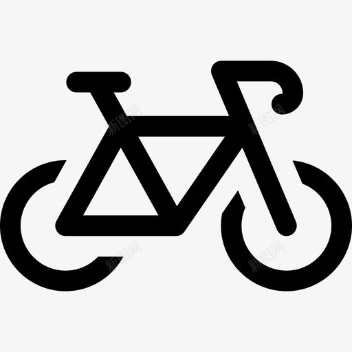 自行车自行车比赛5已填充图标svg_新图网 https://ixintu.com 填充 比赛 自行车