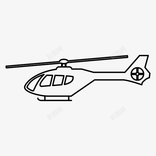 直升机飞机天空图标svg_新图网 https://ixintu.com 天空 旅行 直升机 车辆 运输 飞机