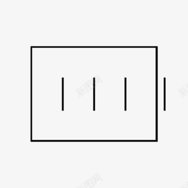 电池满混合线路图标图标