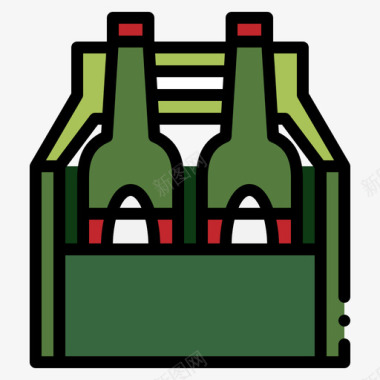 啤酒饮料34原色图标图标