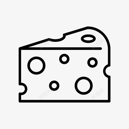 奶酪奶制品牛奶图标svg_新图网 https://ixintu.com 切片 奶制品 奶酪 牛奶 食品和饮料