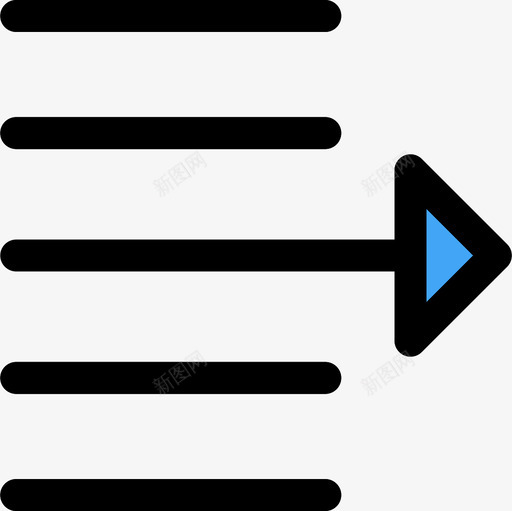 移动对齐和段落3线颜色图标svg_新图网 https://ixintu.com 对齐和段落3 移动 线颜色