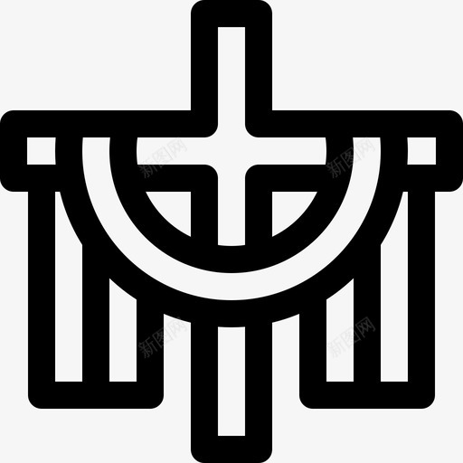 基督教十字架意大利22直系图标svg_新图网 https://ixintu.com 基督教十字架 意大利22 直系