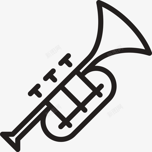 trumpetsvg_新图网 https://ixintu.com trumpet