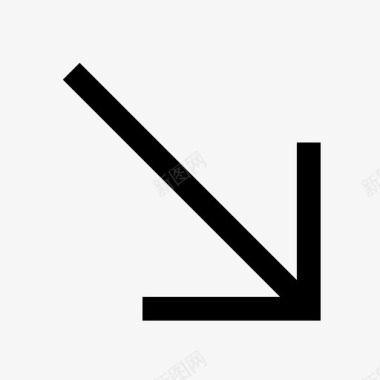 右下箭头导航图标图标